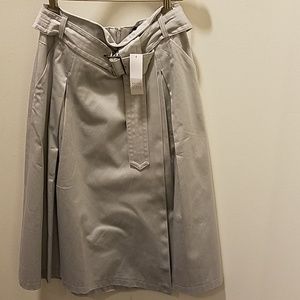 Whbm gray aline skirt